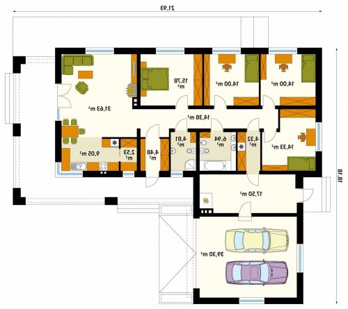 RZUT PARTEROWY Jadeit - wersja lustrzana