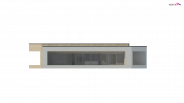 Elewacja projektu Zx71 - 4 - wersja lustrzana