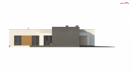 Elewacja projektu Zx133 - 2 - wersja lustrzana