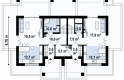 Projekt domu dwurodzinnego Z351 - 