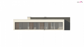 Elewacja projektu Zx72 - 3 - wersja lustrzana