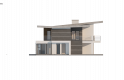 Projekt domu piętrowego Zx22 - elewacja 1