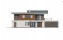 Projekt domu piętrowego Zx22 - elewacja 3