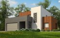 Projekt domu piętrowego Zx74 - wizualizacja 2