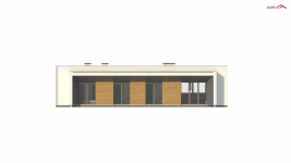 Elewacja projektu Zx135 - 2 - wersja lustrzana