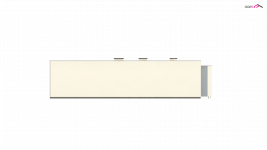 Elewacja projektu Zx135 - 3 - wersja lustrzana