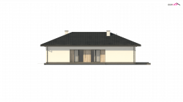 Elewacja projektu Z354 - 1 - wersja lustrzana