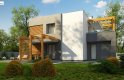 Projekt domu z poddaszem Zx73 - wizualizacja 6