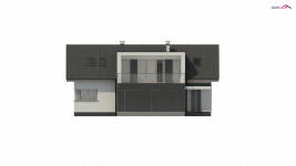 Elewacja projektu Z360 - 1 - wersja lustrzana