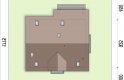 Projekt domu jednorodzinnego Bakalia - usytuowanie - wersja lustrzana