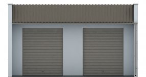 Elewacja projektu G49 - Budynek garażowy - 1