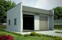 Projekt domu energooszczędnego G49 - Budynek garażowy - wizualizacja 0