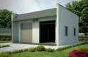 Projekt domu energooszczędnego G49 - Budynek garażowy - wizualizacja 0