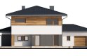 Projekt domu z poddaszem Faros - elewacja 1