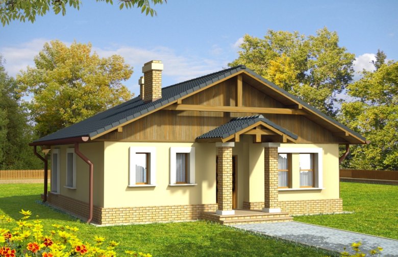 Projekt domu parterowego Bogna