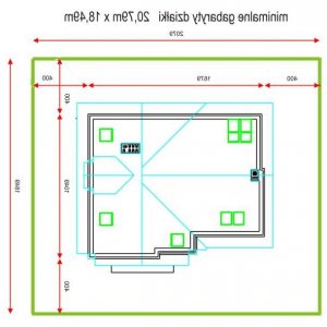 Usytuowanie budynku Balbina w wersji lustrzanej