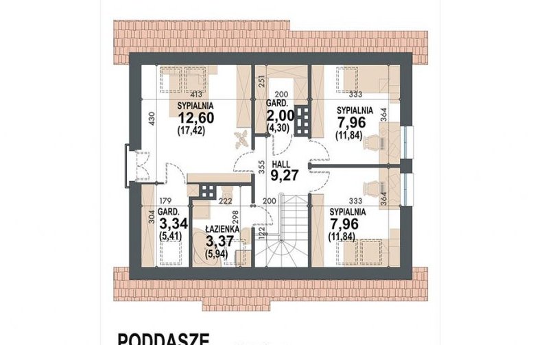 Projekt domu wolnostojącego Rusałka N - 