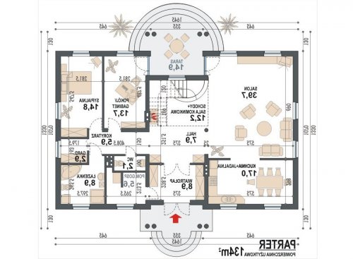 Rzut projektu Merlin - wersja lustrzana