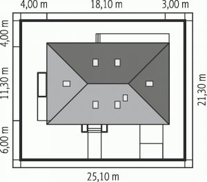 Usytuowanie budynku Andrea II G1