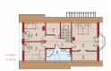 Projekt domu wolnostojącego Ben II G1 - poddasze