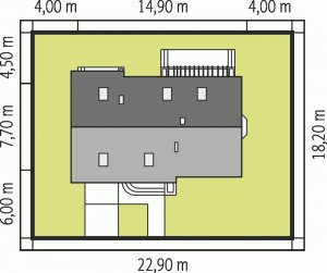 Usytuowanie budynku Ben II G1