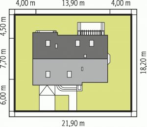 Usytuowanie budynku Ben G1