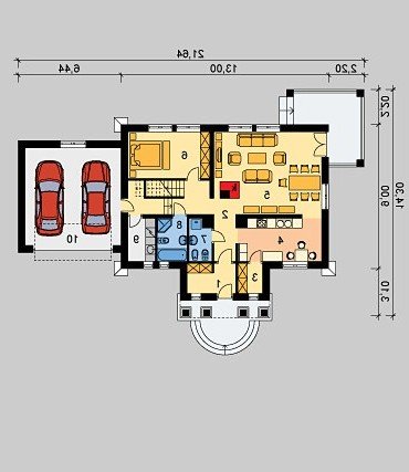 PARTER LK&466 - wersja lustrzana