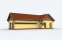 Projekt budynku gospodarczego S14 Stajnia dla koni - 4 boksy - wizualizacja 2