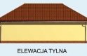 Projekt garażu G157 garaż trzystanowiskowy - elewacja 3