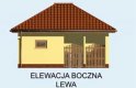 Projekt budynku gospodarczego G151 budynek gospodarczy - elewacja 2