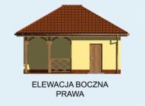 Elewacja projektu G151 budynek gospodarczy - 4