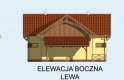 Projekt budynku gospodarczego S9 stajnia dla koni - 4 boksy - elewacja 2