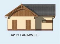 Elewacja projektu S8 stajnia dla koni - 4 boksy - 3 - wersja lustrzana