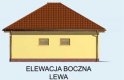 Projekt garażu G142 - elewacja 2