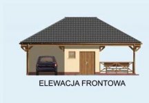 Elewacja projektu G140 - 1