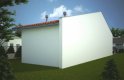 Projekt domu energooszczędnego G116 - Budynek garażowy - wizualizacja 1