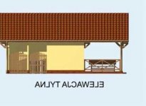 Elewacja projektu G139 - 3 - wersja lustrzana