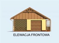 Elewacja projektu G136 - 1