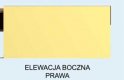 Projekt garażu G132 garaż dwustanowiskowy z pomieszczeniem gospodarczym - elewacja 4