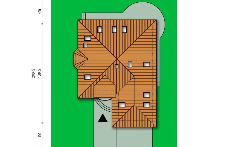 Projekt domu wolnostojącego Granada  - Usytuowanie