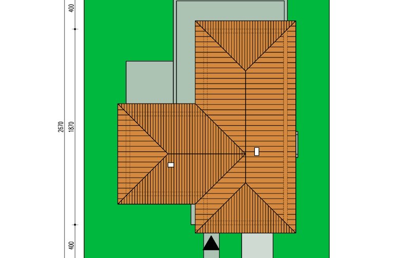 Projekt domu dwurodzinnego Miranda  - Usytuowanie