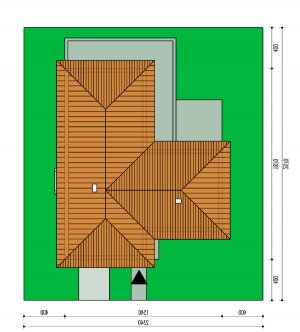 Usytuowanie budynku Miranda  w wersji lustrzanej