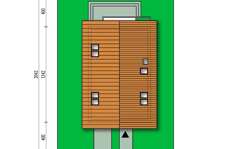 Projekt domu wolnostojącego Promyk  - Usytuowanie