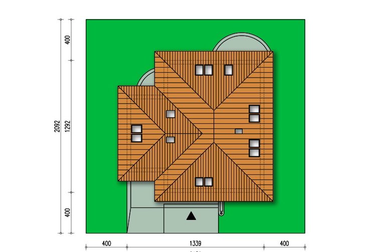 Projekt domu wolnostojącego Syntia  - Usytuowanie