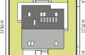 Projekt domu jednorodzinnego Alba G1 - usytuowanie - wersja lustrzana