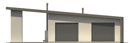 Elewacja projektu G189 - Budynek garażowy - 1