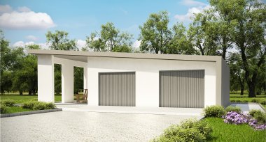 Projekt domu G189 - Budynek garażowy