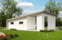 Projekt domu energooszczędnego G189 - Budynek garażowy - wizualizacja 1