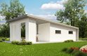 Projekt domu energooszczędnego G189 - Budynek garażowy - wizualizacja 1