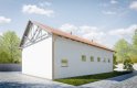 Projekt domu energooszczędnego G206 -  Budynek garażowo - gospodarczy - wizualizacja 1